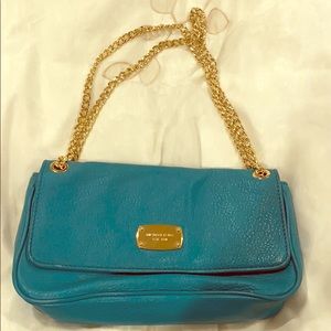 Teal Michael Kors bag